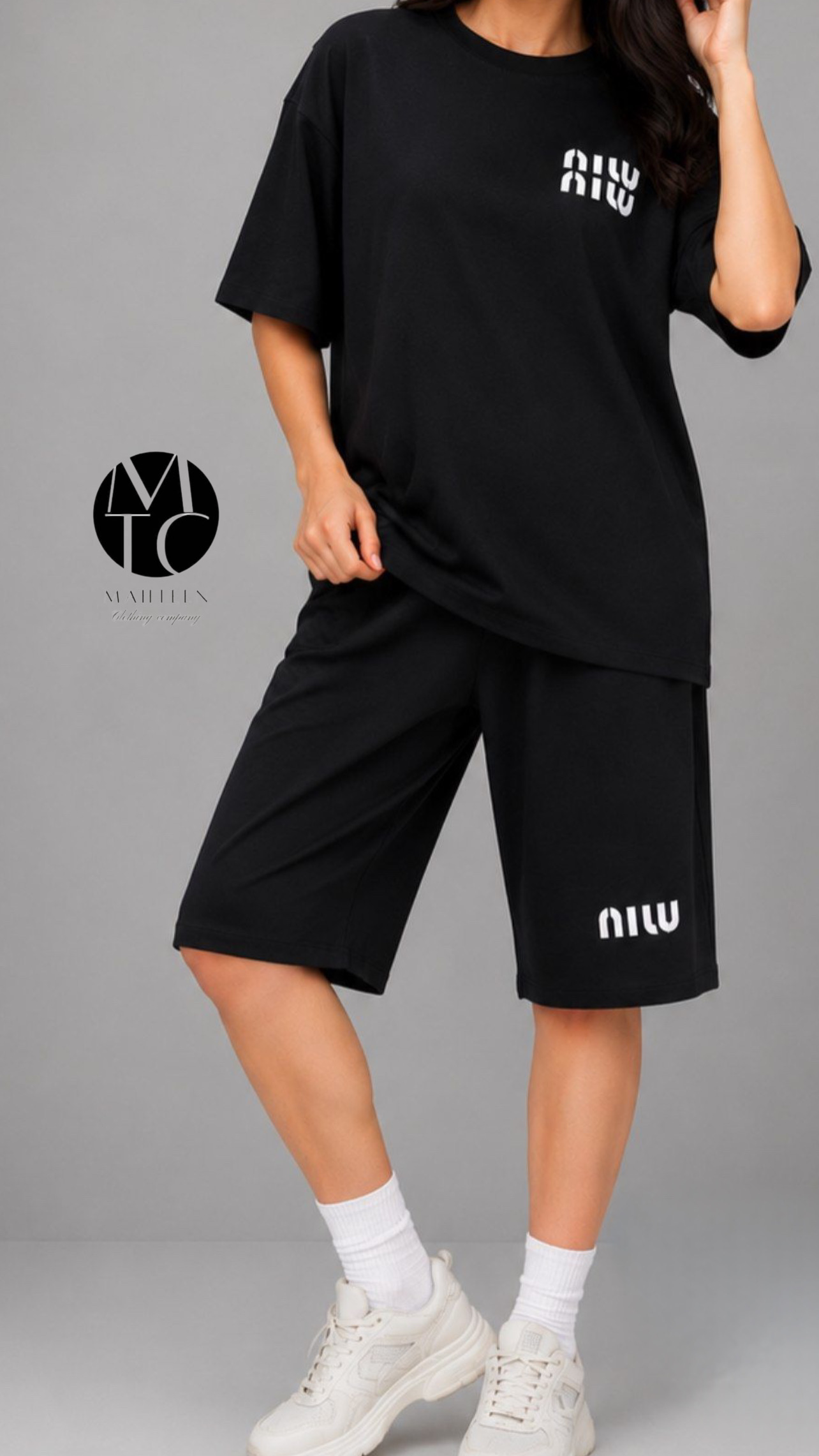 ست تیشرت شلوارک miu