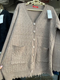 ژاکت زنانه قواره بزرگ جلو دکمه جیب دار gap
