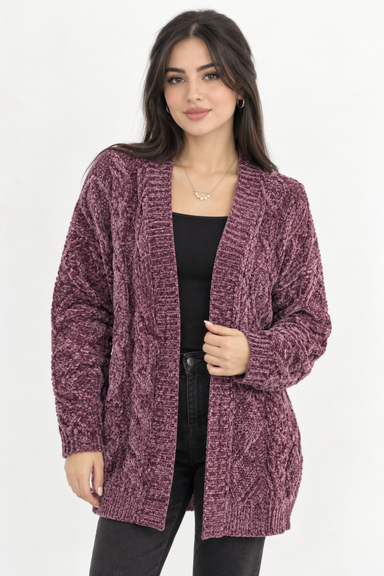ژاکت بافت شانل برجسته زنانه